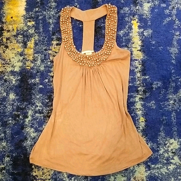 a'gaci Tops - Pearl Collar Top